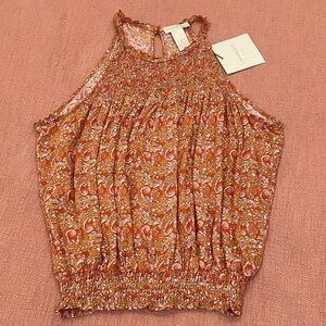 Cynthia Rowley NWT med wm’s Paisley Tank Top